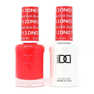 DND Gel & Polish Duo - 712 Red Colors - Ruth