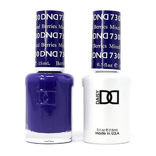 DND Gel & Polish Duo - 730 Purple Colors - Mixed Berries