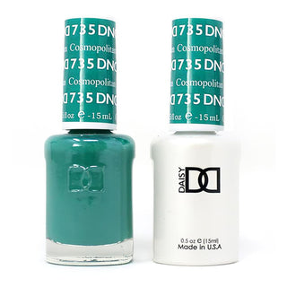 DND Gel & Polish Duo - 735 Green Colors - Cosmopolitan