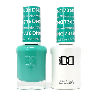 DND Gel & Polish Duo - 736 Green Colors - Watermelon