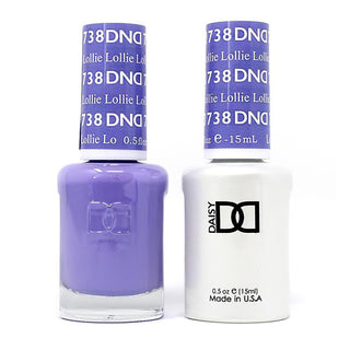 DND Gel & Polish Duo - 738 Purple Colors - Lollie