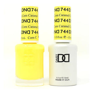 DND Gel & Polish Duo - 744 Yellow Colors - Caramel Corn