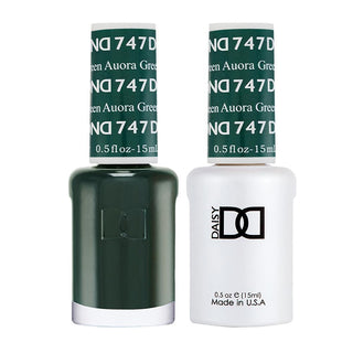 DND Gel & Polish Duo - 747 Green Colors - Aurora Green