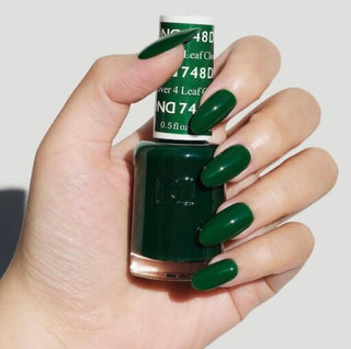 DND Nail Lacquer - 748 Green Colors - 4 Leaf Clover