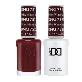 DND Gel & Polish Duo - 752 Red Colors - Winter Wine