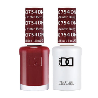 DND Gel & Polish Duo - 754 Red Colors - Winter Berry