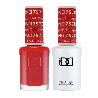 DND Gel & Polish Duo - 757 Red Colors - Chilli Pepper