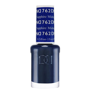 DND Nail Lacquer - 762 Blue Colors - Midnight Sapphire