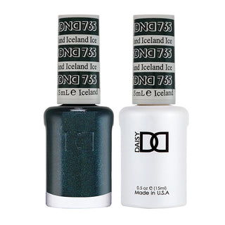 DND Gel & Polish Duo - 765 Green Colors - Iceland