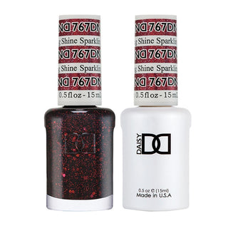 DND Gel & Polish Duo - 767 Red Colors - Sparkling Shine