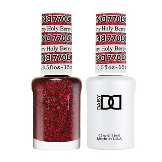 DND Gel & Polish Duo - 770 Red Colors - Holy Berry