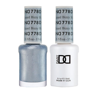 DND Gel & Polish Duo - 778 Silver Colors - Bizzy Blizzard