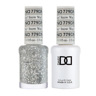 DND Gel & Polish Duo - 779 Glitter Colors - Snow Way!