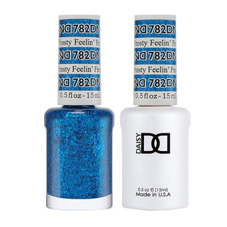 DND Gel & Polish Duo - 782 Blue Colors - Feelin' Frosty