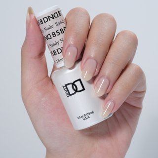 DND Gel & Polish Duo - 858 Sandy Nude