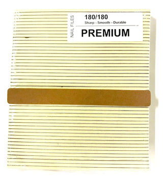 Premium Square Gold Nail File 180/180