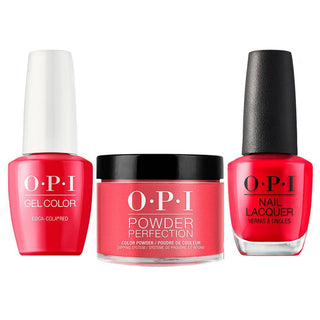 OPI 3 in 1 - C13 Coca-Cola® Red - Dip, Gel & Lacquer Matching