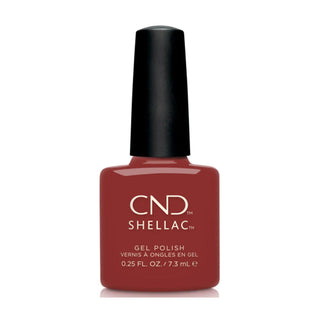 CND Shellac Gel Polish - 020 Books & Beaujolais - Red Colors