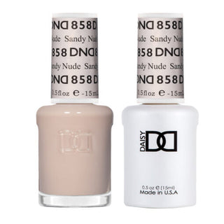 DND Gel & Polish Duo - 858 Sandy Nude