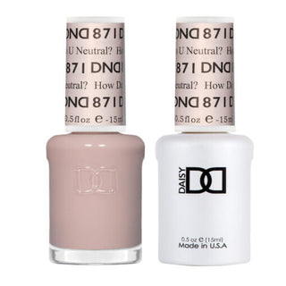 DND Gel & Polish Duo - 871 How Do U Neutral?