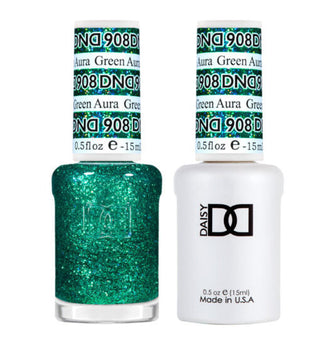 DND Gel & Polish Duo - 908 Green Aura