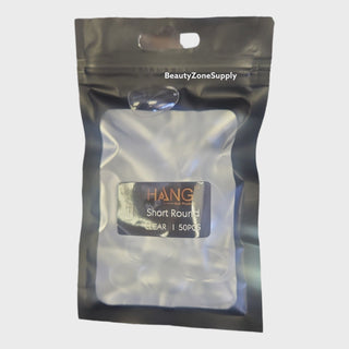 Hang Gel x Tips Round Short 50 pc Refill Bag