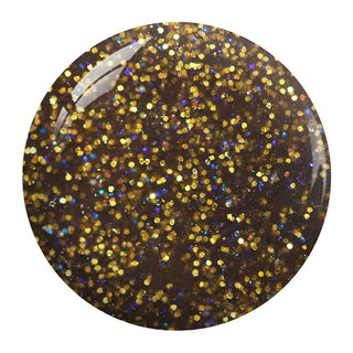 NuGenesis Dip Powder - NL 25 When in Doubt -  Brown, Glitter Colors