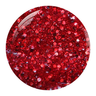 NuGenesis Dip Powder - NU 178 Catch Me - Red, Glitter Colors