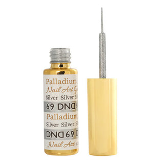 DND - Gel Nail Art Palladium Liner - Silver - #069