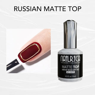 Matte Top Coat | Soak-Off Gel No Wipe | 0.5oz