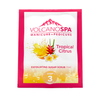 Volcano Spa: 6 Step Pedicure Kit - Tropical Citrus