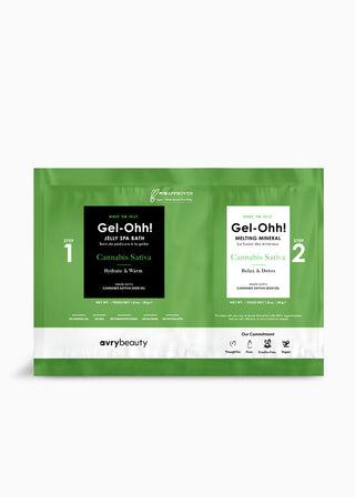 Gel-Ohh! Jelly Spa Bath - Cannabis Sativa