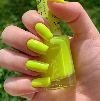 DND Gel & Polish Duo - 424 Yellow Colors - Lemon Juice