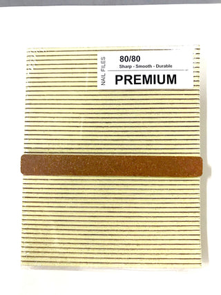 Premium Square Gold Nail File 80/80