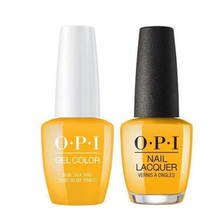 OPI Gel & Polish Duo:  L23 Sun, Sea, and Sand in My Pants