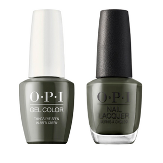 OPI Gel & Polish Duo: U15 Things I've Seen Aber-Green