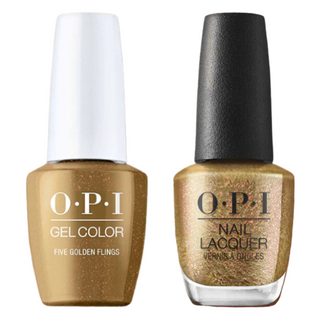 OPI Gel & Polish Duo: Q02 Five Golden Flings