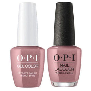 OPI Gel & Polish Duo:  I63 Reykjavik Has All The Hot Spots