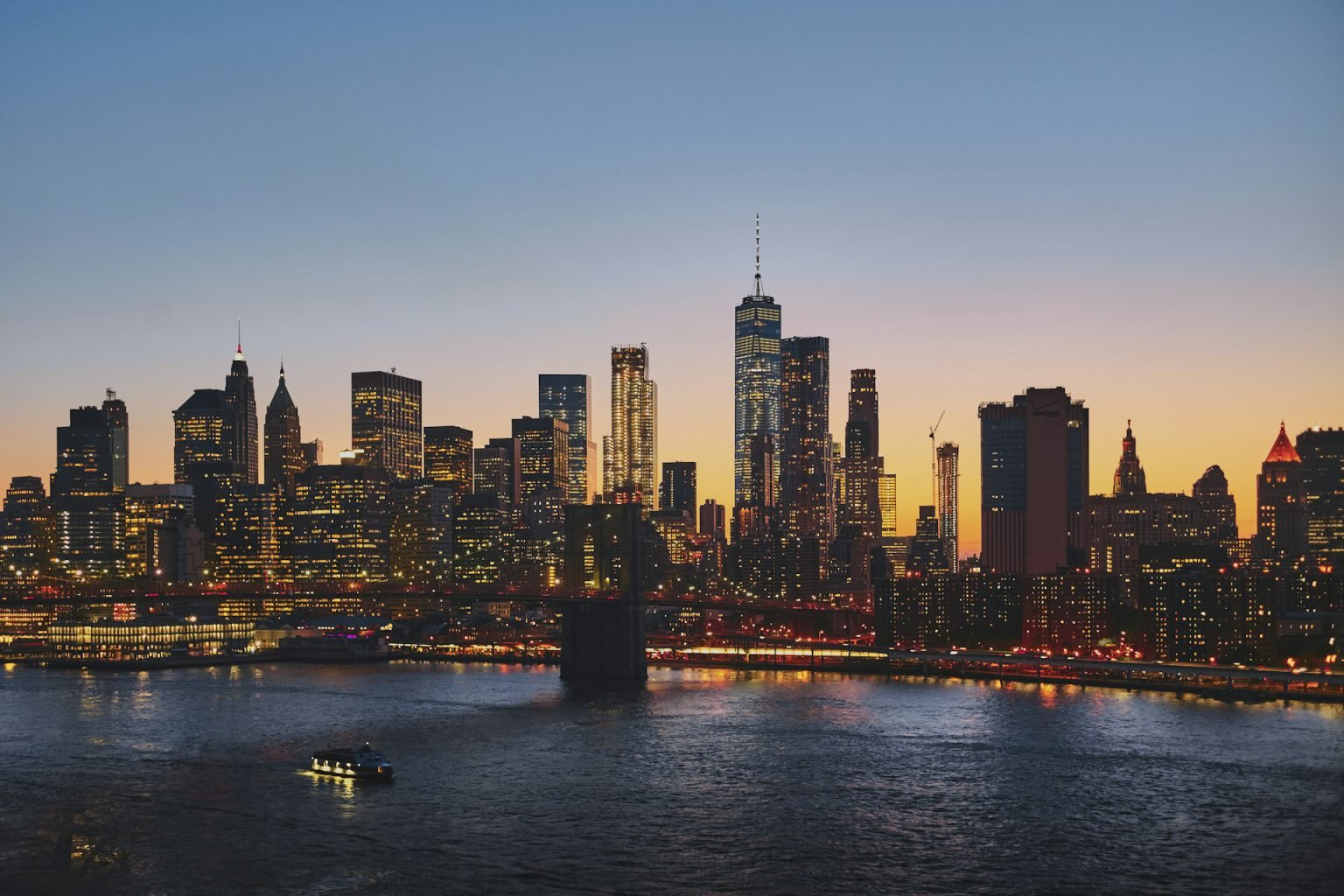 New York landscape — photo by Luca Bravo on Unsplash
